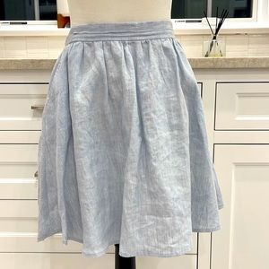 Joie Kaylea light blue linen skirt